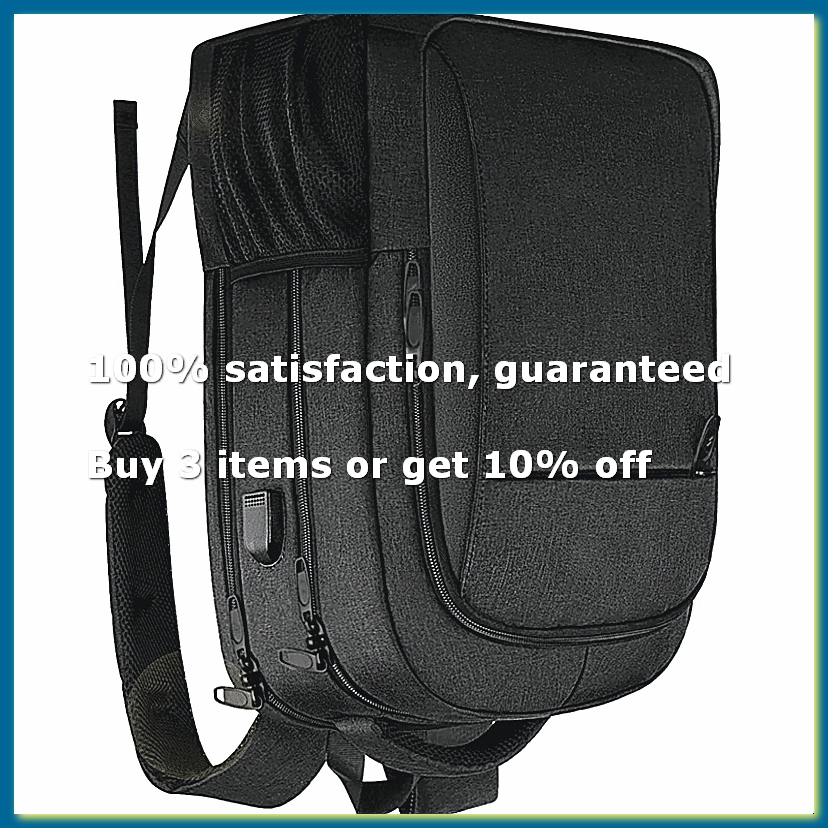 Laptop Backpack Anti Theft - 大型トラベルラップトップバックパック、ビジネス盗難防止スリム頑丈18インチラップトップ防水バッグ、USB充電ポート付き-A26I