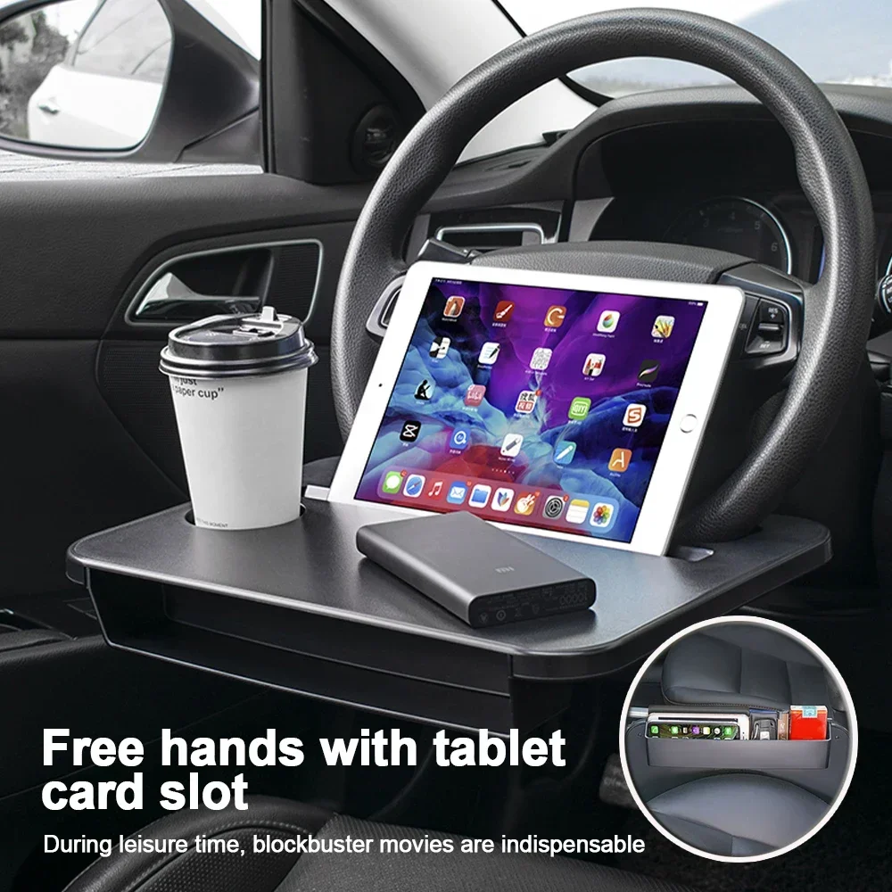 Laptop Ergonomic Accessories - 多用途カートレイ、ラップトップデスクパッド、マウントスタンド、食事用、仕事用、ハンドル用ダイニングテーブル、ブラケットボード、シート隙間埋めオーガナイザー