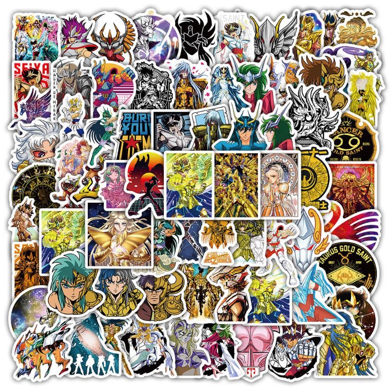 Good Laptop Accessories - 101 個聖闘士星矢アニメステッカー漫画キャラクター DIY 自己粘着ステッカーラップトップデスク装飾デカール文具装飾