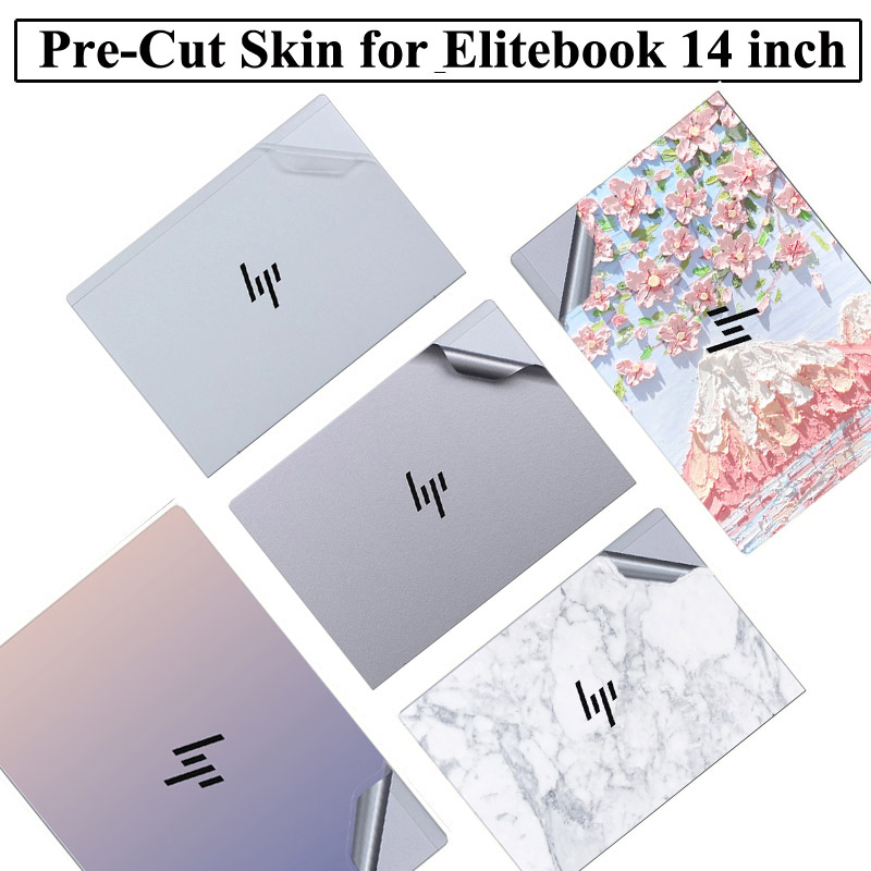 Victus Laptop Accessories - ノーカットラップトップビニールステッカーパームレスト蓋カバースキンフィルム HP Elitebook 14 エリート X360