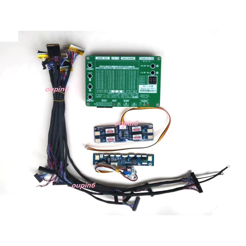Laptop Repair Accessories - ノートパソコン、テレビ、LCD、LEDテストツールキットセット、パネルテスターキット（修理用）、スクリーンモニターディスプレイ用、14個のLVDSケーブル付き