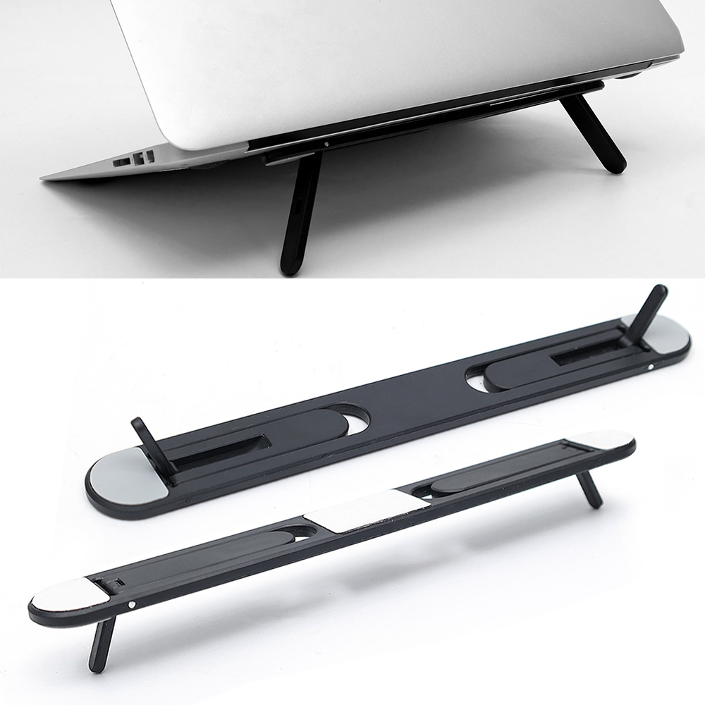Laptop Accessories And Gadgets - ユニバーサルラップトップスタンドホルダーポータブルノートブックブラケット折りたたみ式冷却スタンドアクセサリー MacBook Ipad キーボード用