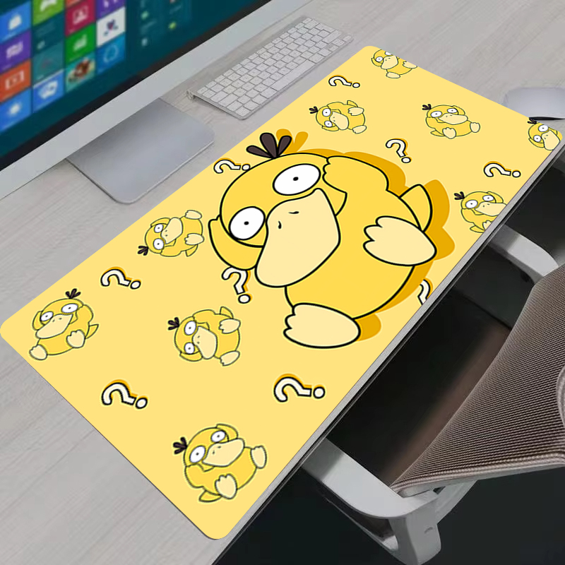 Good Laptop Accessories - マウスパッドアニメ P-ポケモン Psyduck XXL 大型ゲーミングマウスパッドノンスリップラバーデスクマットラップトップ PC