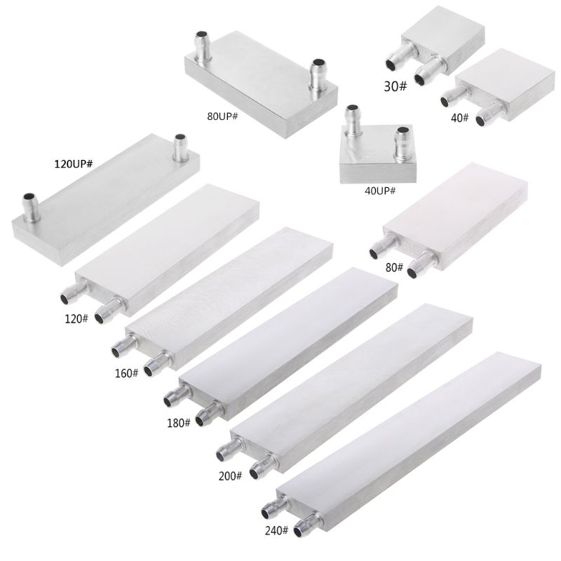 Laptop Accessories Cooling Pad - 一次アルミ水冷クーラーブロックヒートシンクシステム 40/80/120/160/180/200/240 ミリメートルブロックラジエーター PC ラップトップ CPU