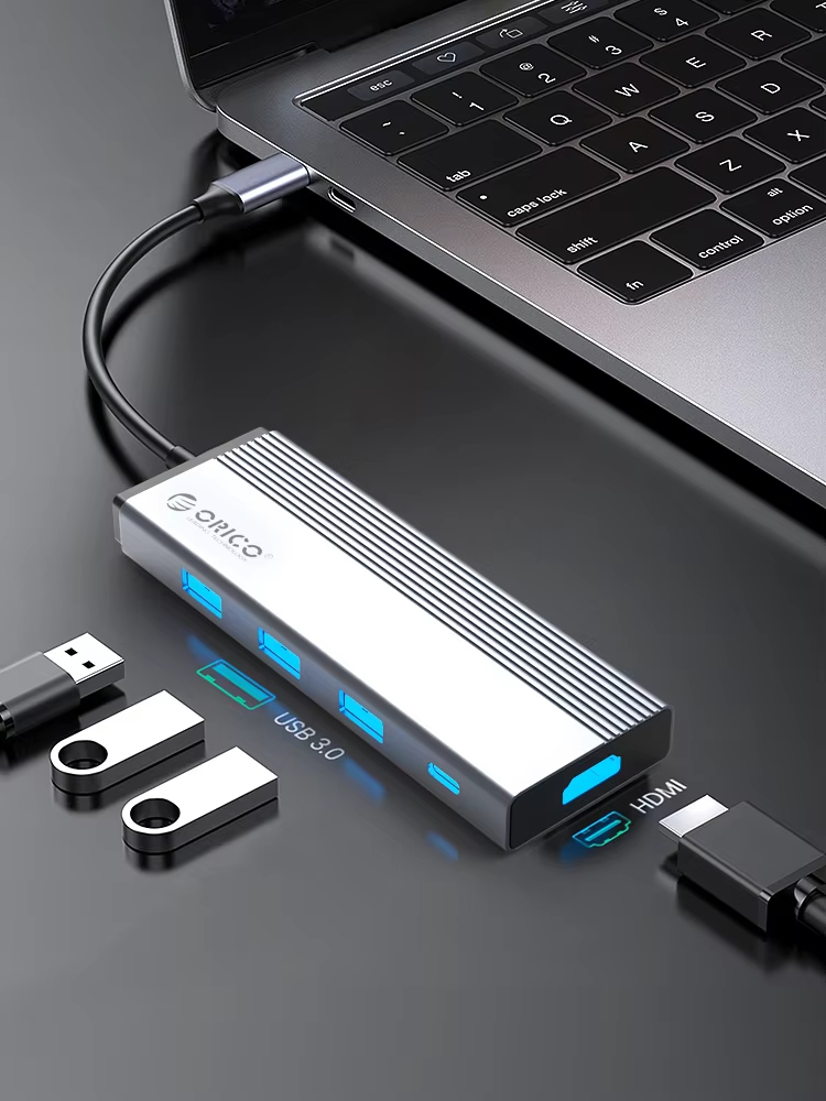 ORICO 5 in 1 USB C ハブ マルチポートアダ - Laptop Accessories Hub のレビューと価格