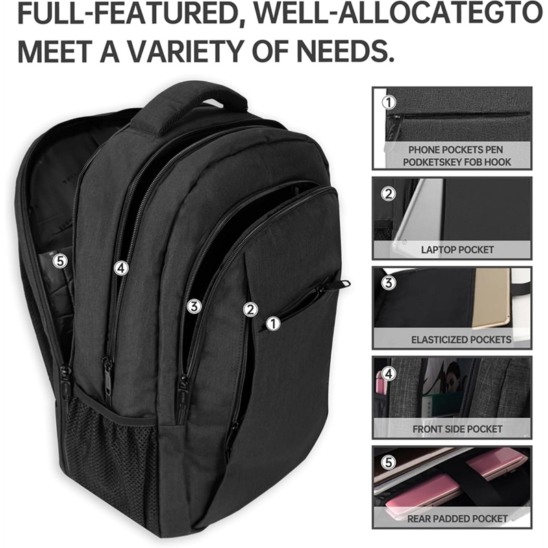 大型トラベルラップトップバックパック、ビジネス盗難防止スリム - Laptop Backpack Anti Theft のレビューと価格