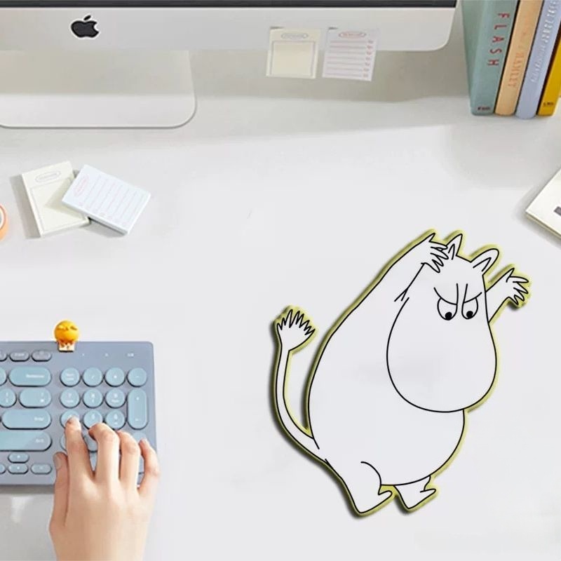 かわいいカバムーミン漫画珪藻泥パーソナリティマウスパッド防水 - Good Laptop Accessories のレビューと価格
