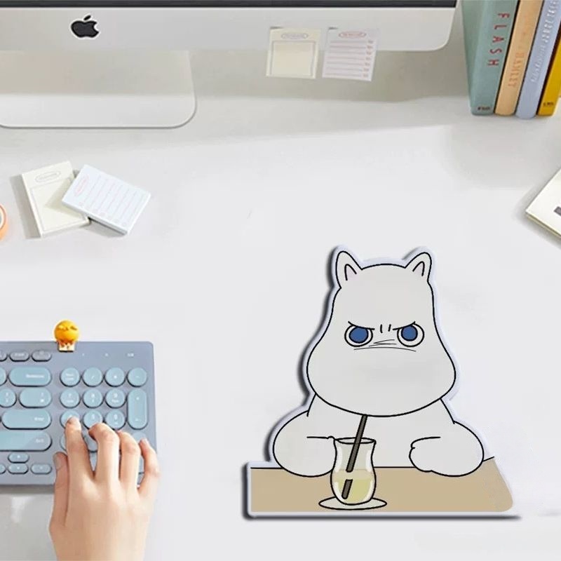 かわいいカバムーミン漫画珪藻泥パーソナリティマウスパッド防水 - Good Laptop Accessories のレビューと価格