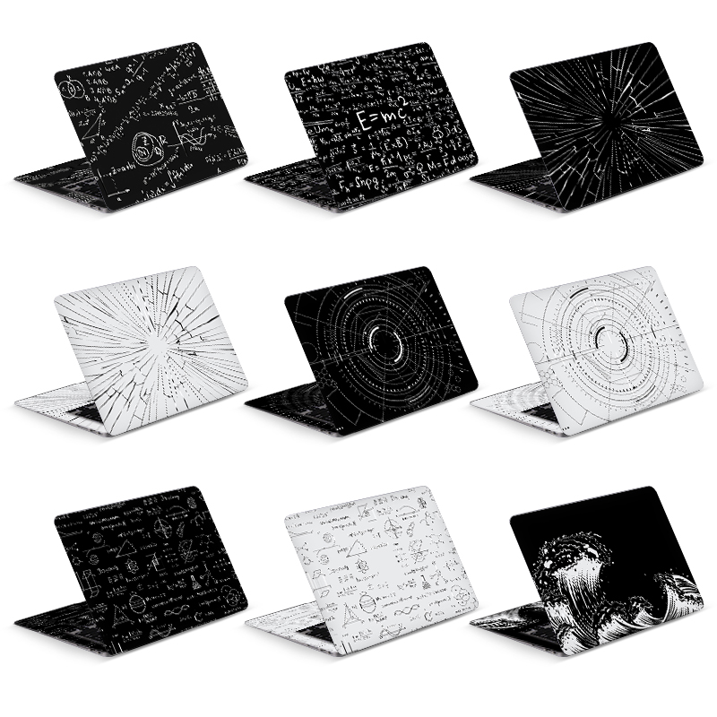 黒のカバー付きラップトップステッカー,HP,macbook, - Victus Laptop Accessories のレビューと価格