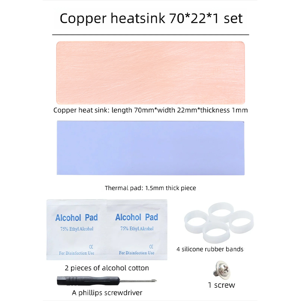 M.2 SSD ヒートシンク NVMe NGFF 用 純銅ヒ - Laptop Accessories Cooling Pad のレビューと価格