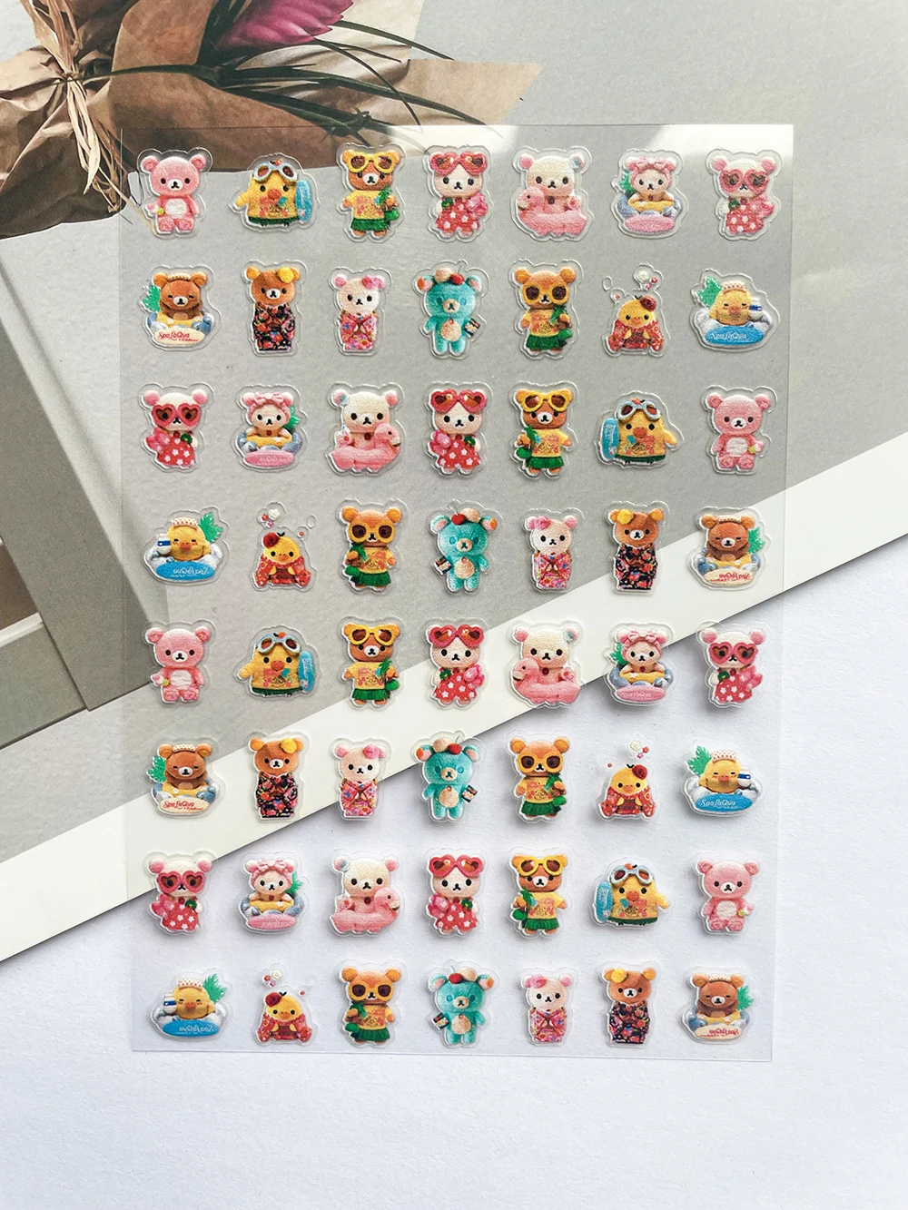 Pvc スーパーミニリラックマポスター商品ステッカーネイルア - Good Laptop Accessories のレビューと価格