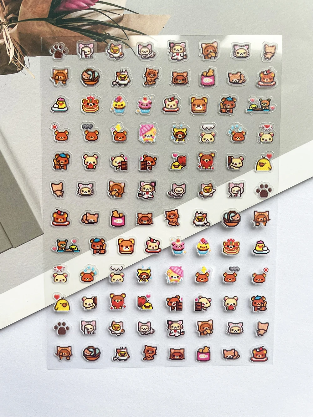 Pvc スーパーミニリラックマポスター商品ステッカーネイルア - Good Laptop Accessories のレビューと価格
