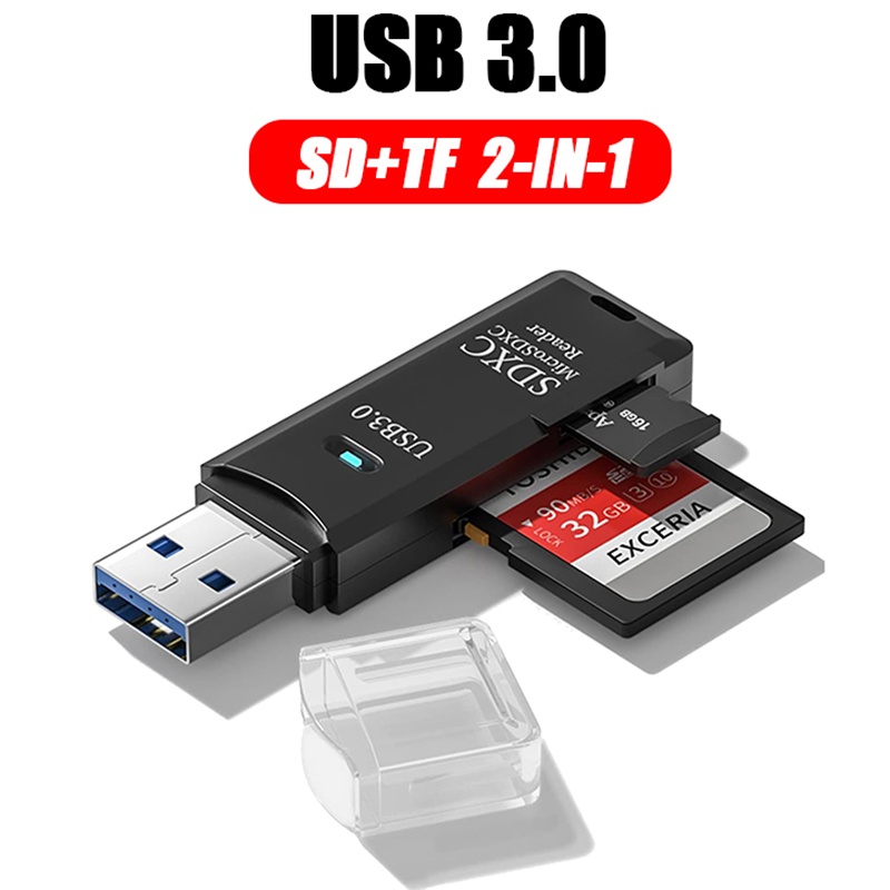 2in1 USB 3.0カードリーダー ポータブルマイクロS - Laptop Accessories And Gadgets のレビューと価格
