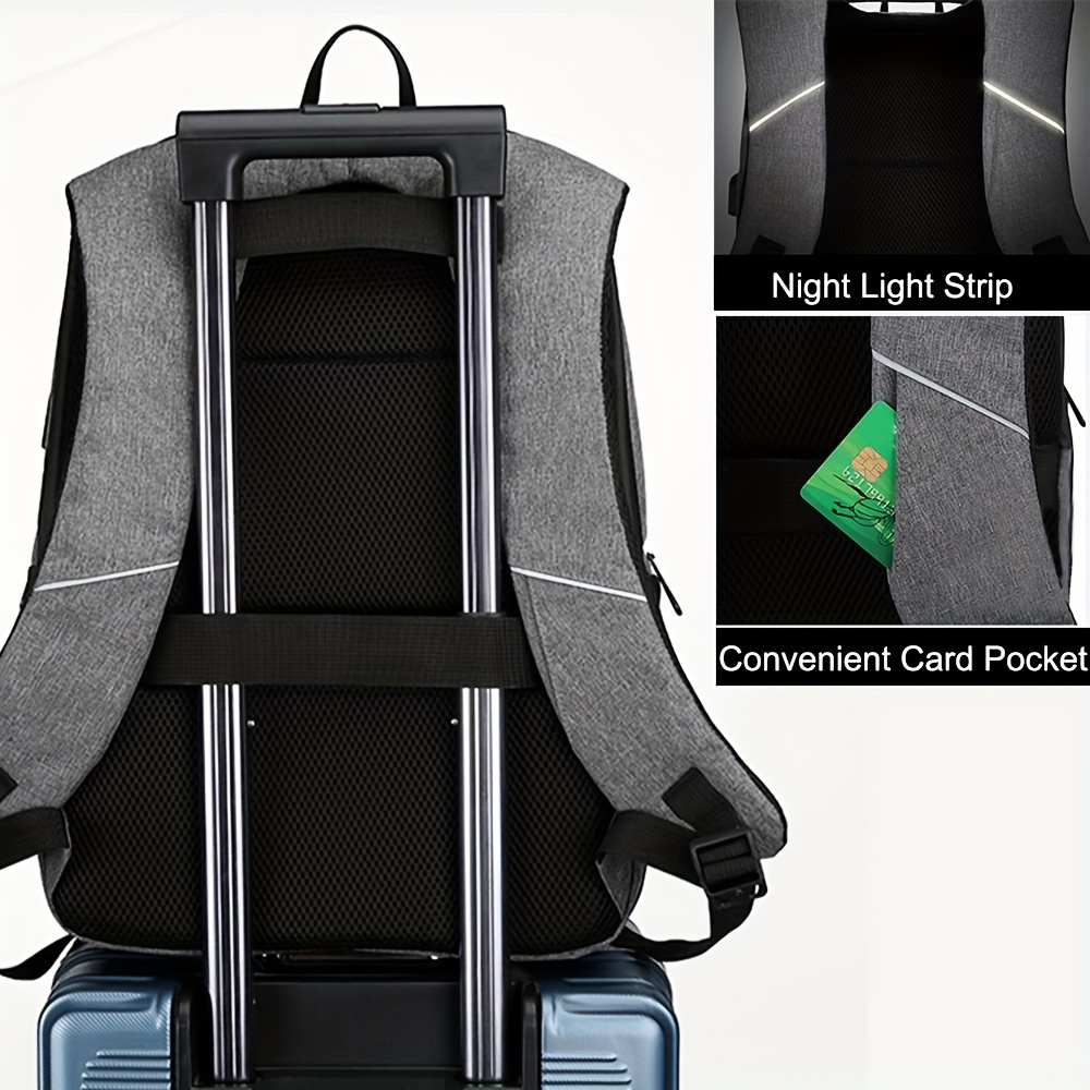 盗難防止男性ビジネスラップトップバックパック 15.6 イン - Laptop Backpack Anti Theft のレビューと価格