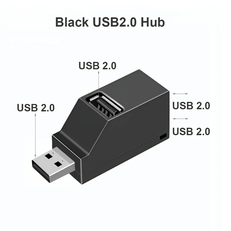 USB 3.0 2.0 回転可能な 3 ポートハブスプリッタ - Laptop Accessories And Gadgets のレビューと価格