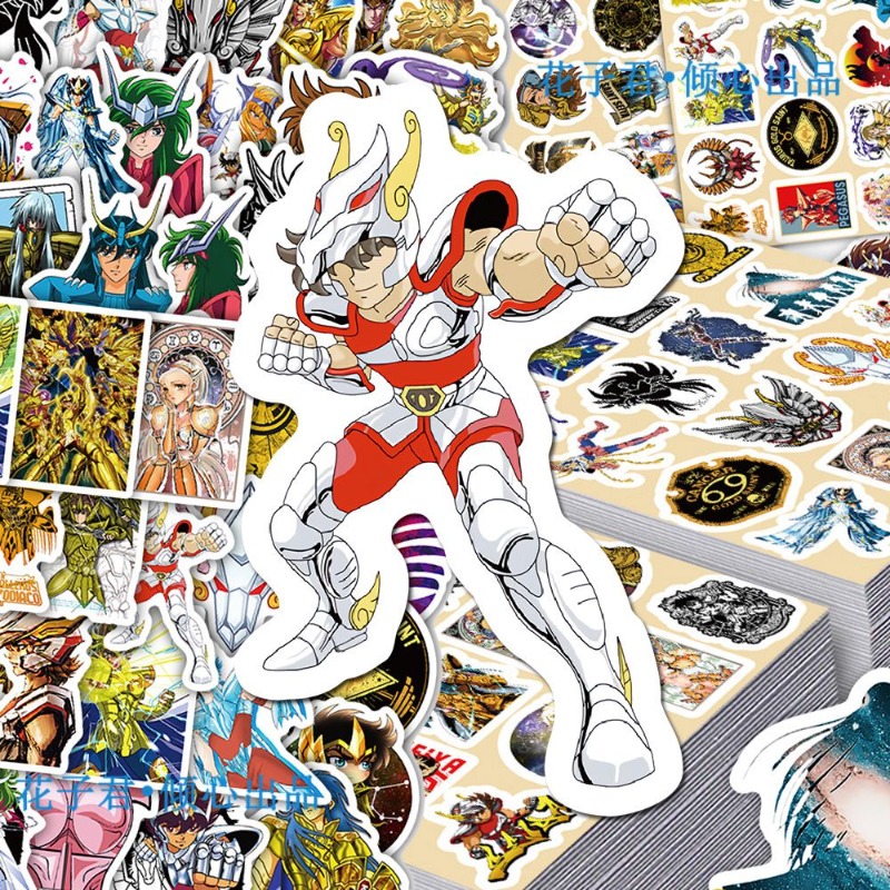 101 個聖闘士星矢アニメステッカー漫画キャラクター DIY - Good Laptop Accessories のレビューと価格