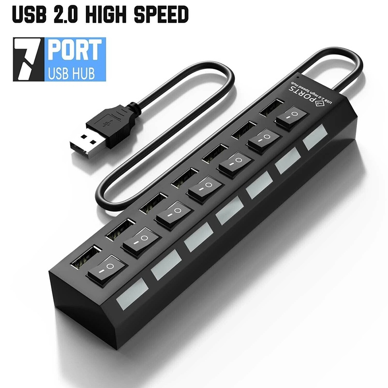 7in1 USB 3.0ハブ マルチUSBスプリッターハブ  - Laptop Accessories Hub のレビューと価格