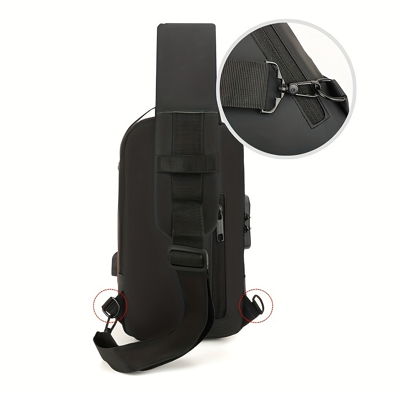 パスワードロック盗難防止メンズバッグメンズチェストバッグカジ - Laptop Backpack Anti Theft のレビューと価格