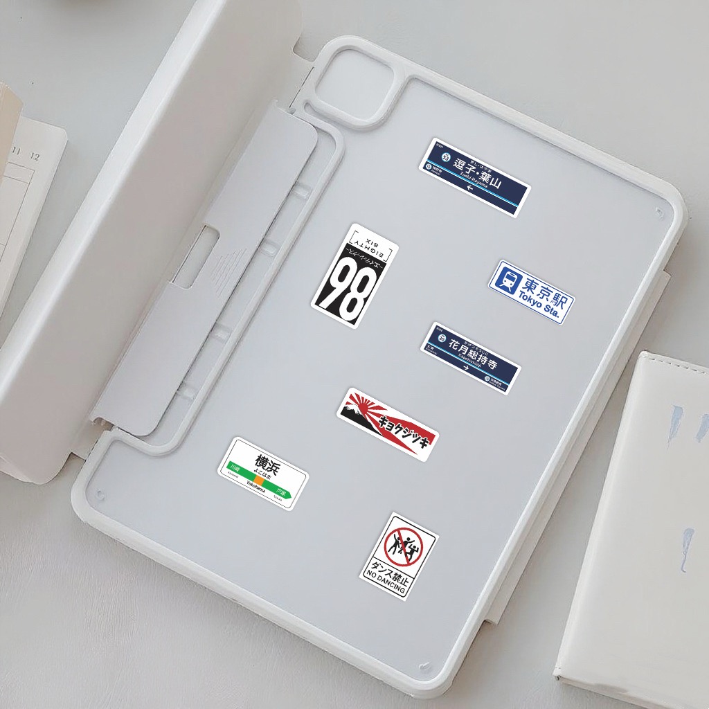 60 個日本語停止標識ロゴショップ名サインステッカースクラッ - Laptop Accessories Name のレビューと価格