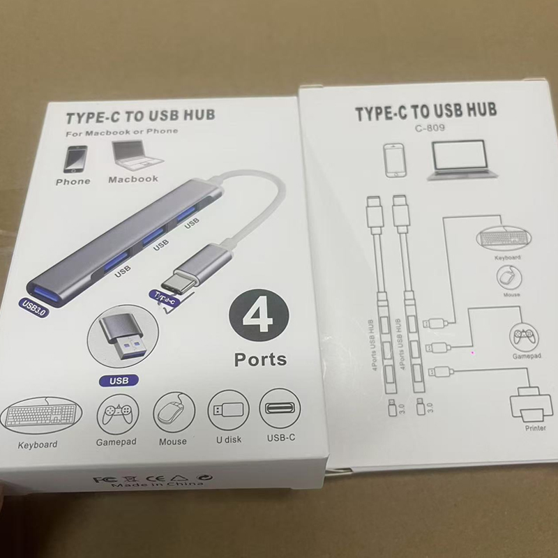 4 in 1 アルミニウム マルチ スプリッター USB 2 - Laptop Accessories Hub のレビューと価格