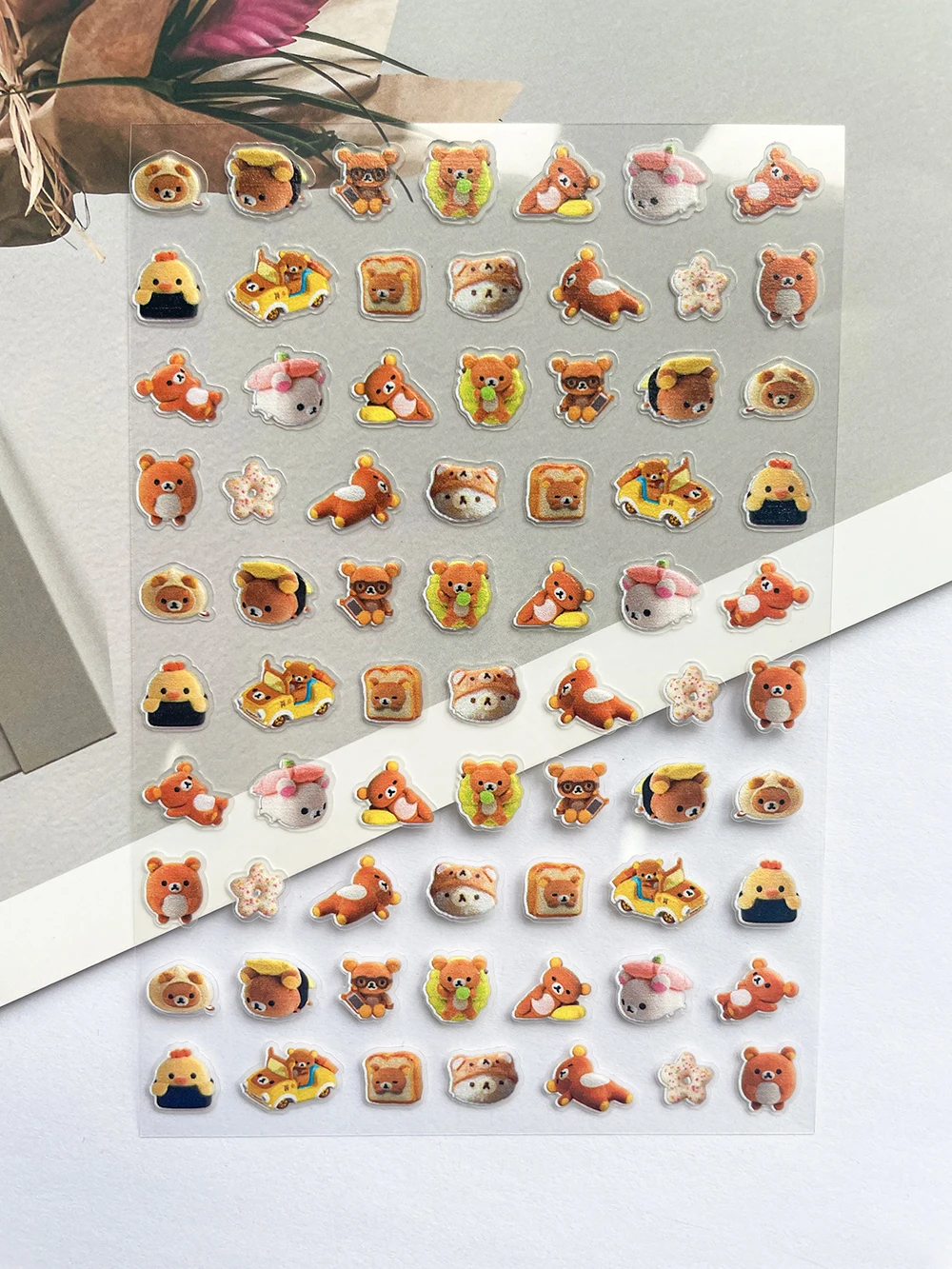 Pvc スーパーミニピンクリラックマポスター商品ステッカーネ - Good Laptop Accessories のレビューと価格
