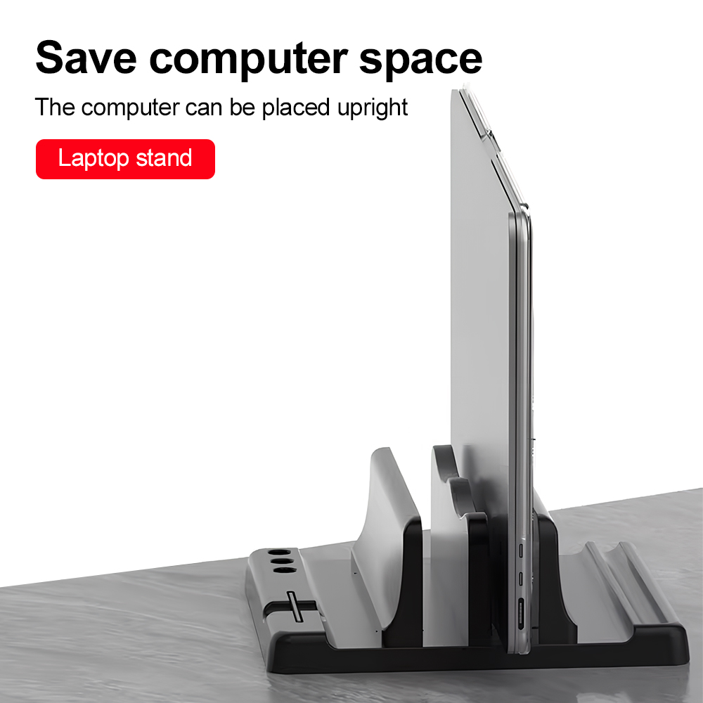 オフィス ABS ラップトップスタンド 垂直に置くとデスクス - Laptop Ergonomic Accessories のレビューと価格