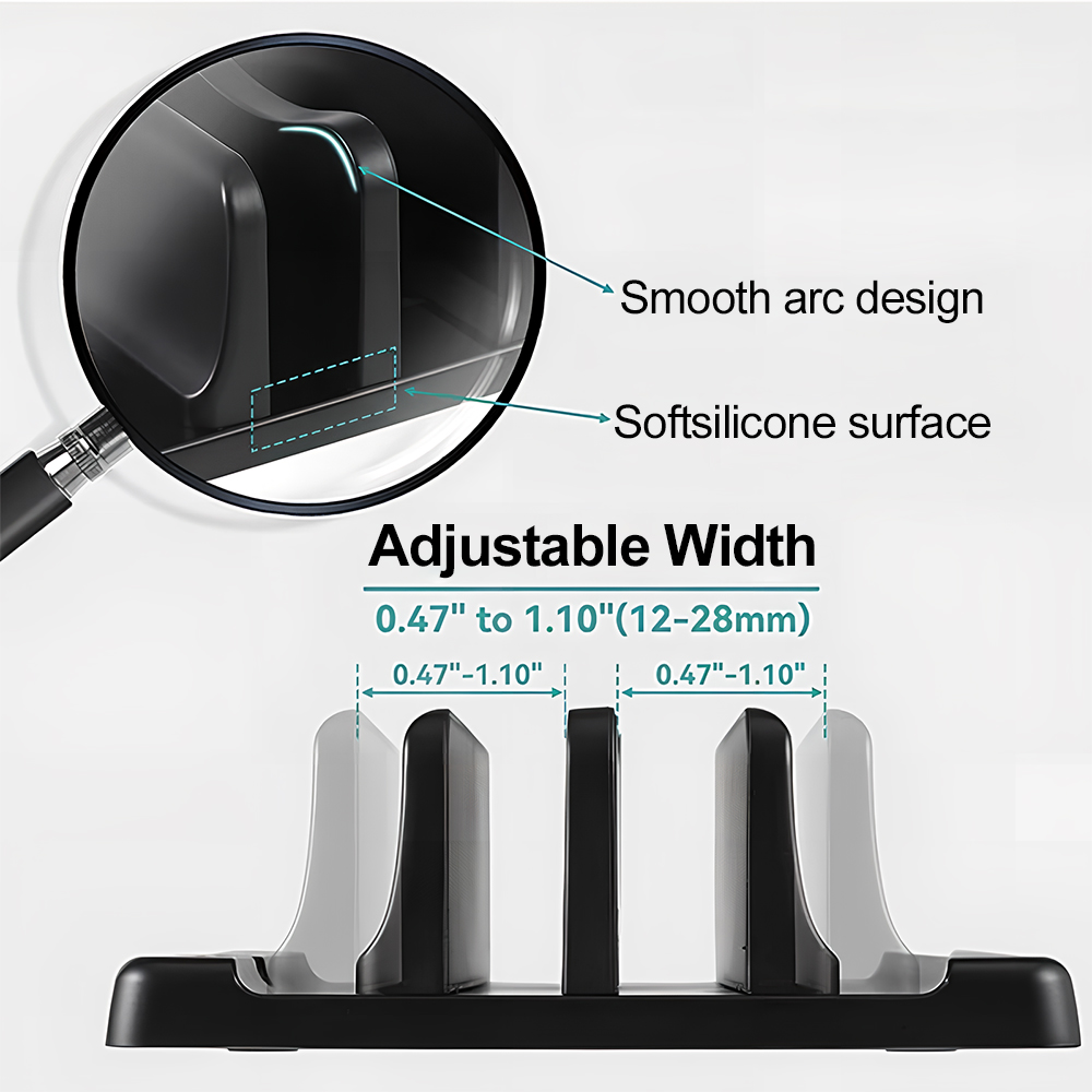 オフィス ABS ラップトップスタンド 垂直に置くとデスクス - Laptop Ergonomic Accessories のレビューと価格