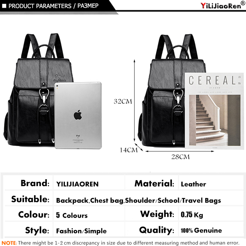 抗盗難バックパック女性のショルダーバッグ有名なブランドレザー - Laptop Backpack Anti Theft のレビューと価格