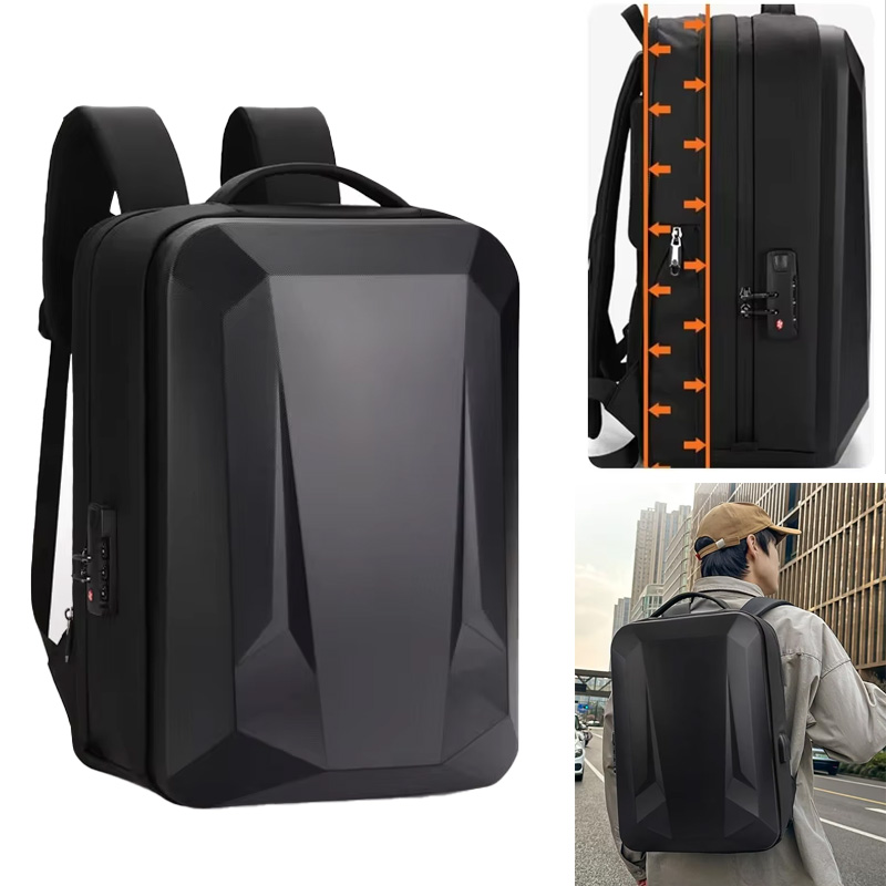 15.6-16インチのハードシェルラップトップ拡張可能なバッ - Laptop Backpack Anti Theft のレビューと価格
