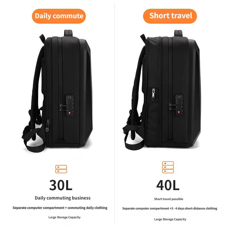 15.6-16インチのハードシェルラップトップ拡張可能なバッ - Laptop Backpack Anti Theft のレビューと価格