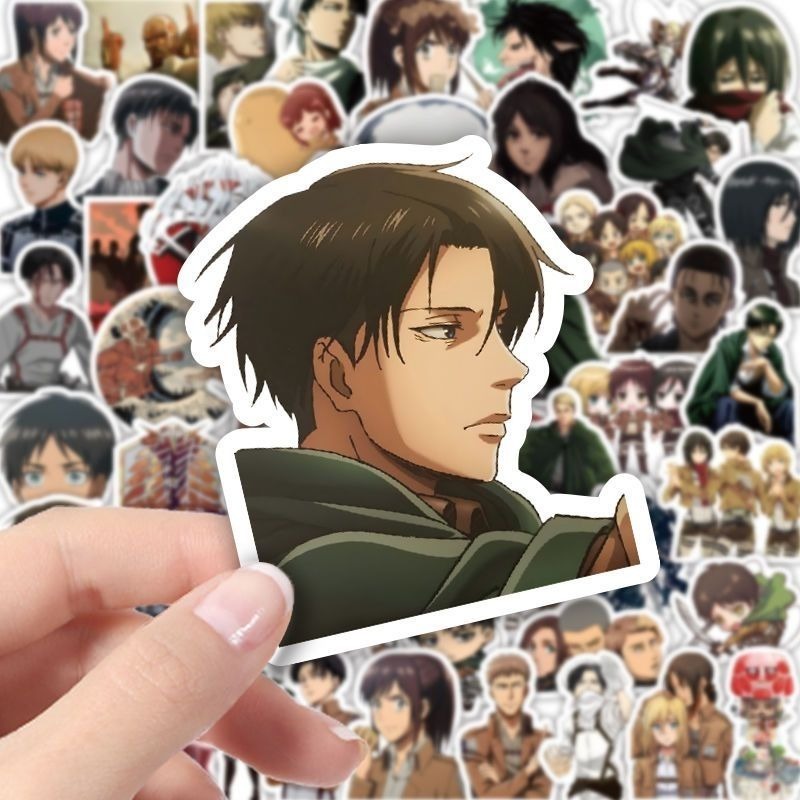 60枚入り 進撃の巨人 アニメステッカー かわいい 防水デカ - Good Laptop Accessories のレビューと価格