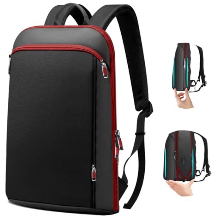スリムで拡張可能な 15 15.6 16 インチのラップトッ - Laptop Backpack Anti Theft のレビューと価格