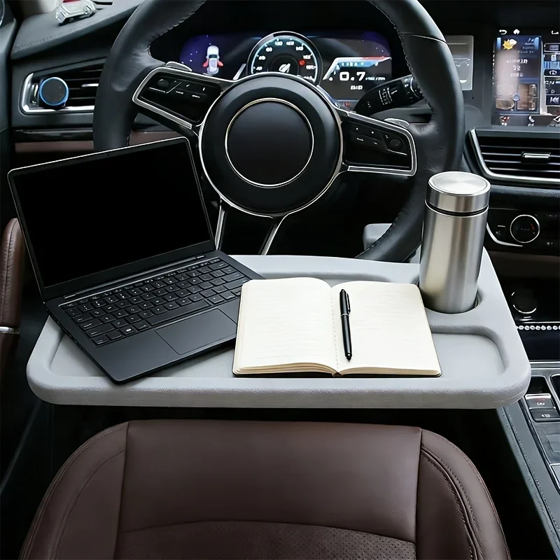 多機能2-in-1カーステアリングホイールデスクトレイ、頑丈 - Laptop Ergonomic Accessories のレビューと価格