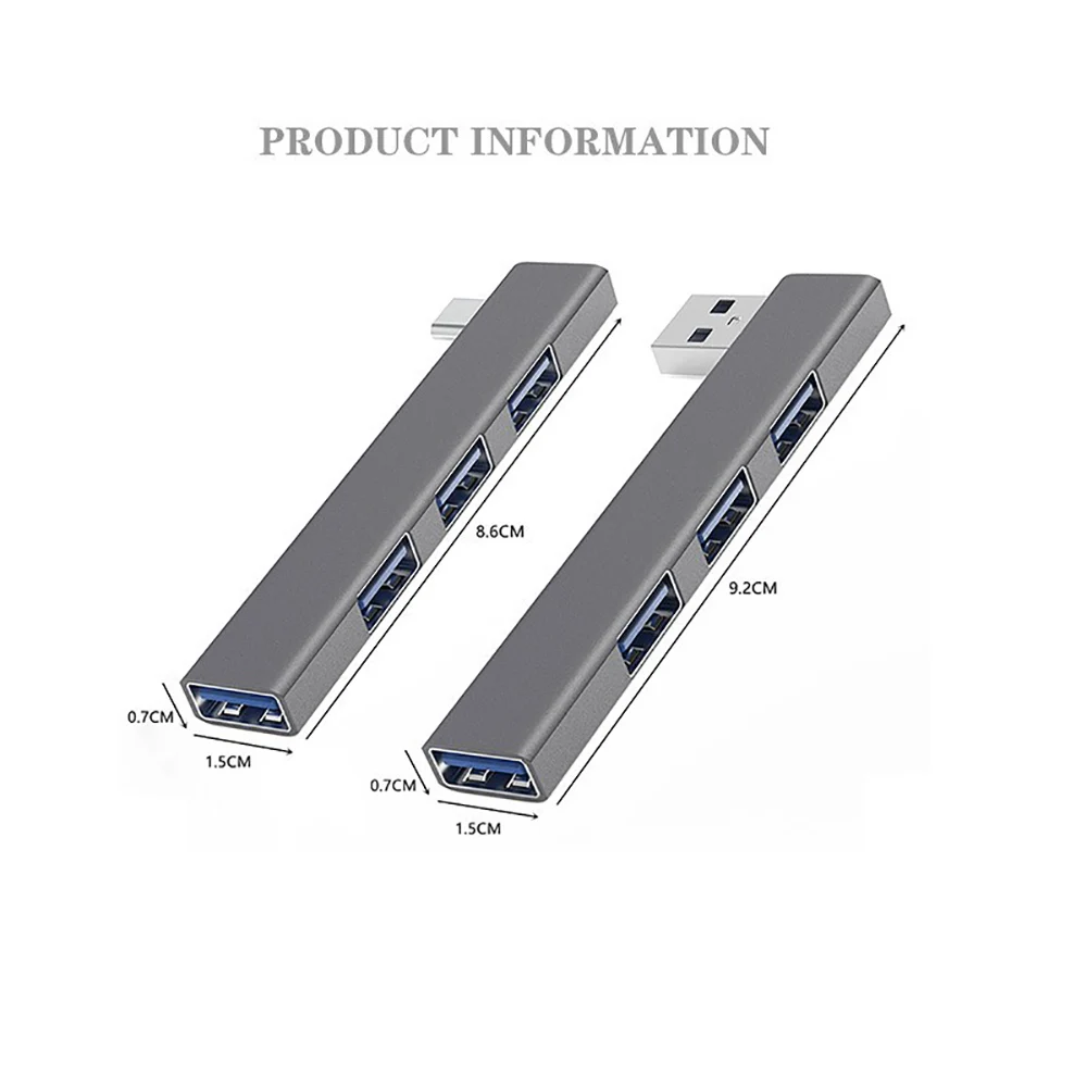 マルチUSBスプリッターOTGアダプターUSB Cハブ3.0 - Laptop Accessories Hub のレビューと価格