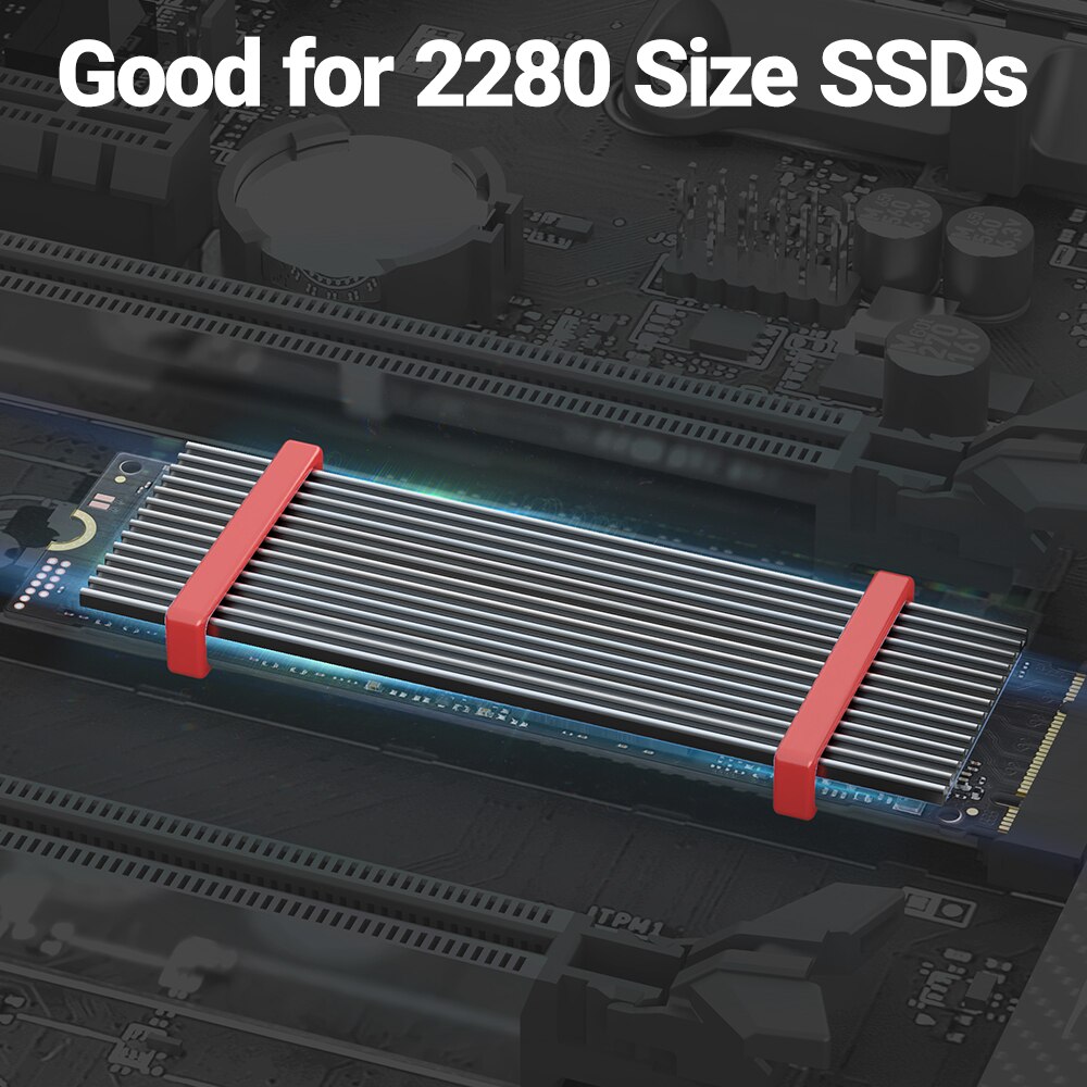JEYI M.2 SSD ヒートシンク、アルミニウム NVM - Laptop Accessories Cooling Pad のレビューと価格