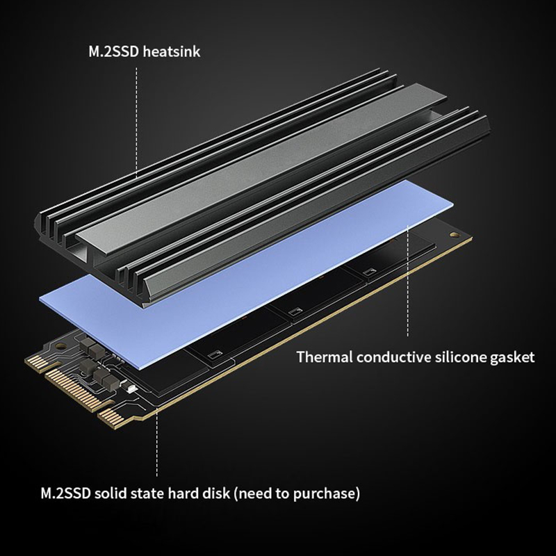 TEUCER M2 2280 ソリッドステートハードディスク - Laptop Accessories Cooling Pad のレビューと価格