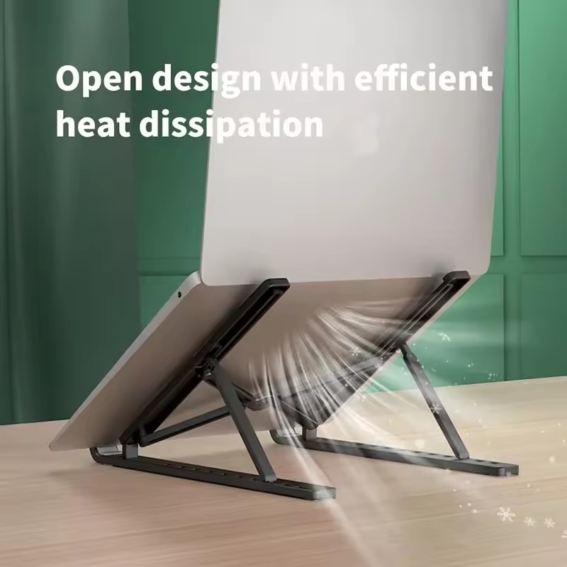折りたたみラップトップスタンド調節可能なポータブル折りたたみ - Laptop Accessories And Gadgets のレビューと価格
