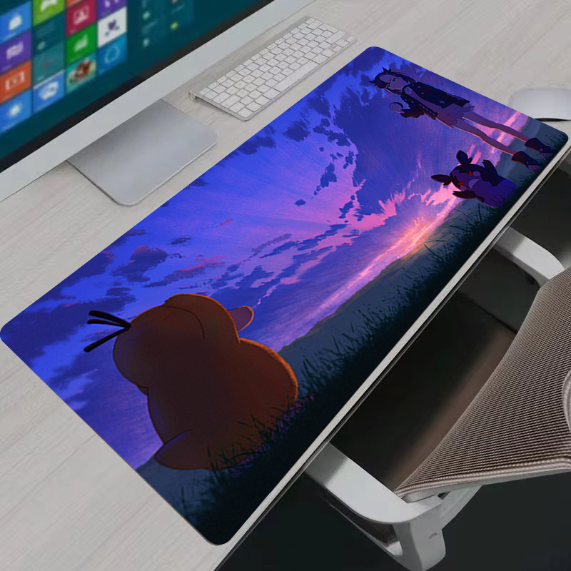 マウスパッドアニメ P-ポケモン Psyduck XXL 大 - Good Laptop Accessories のレビューと価格