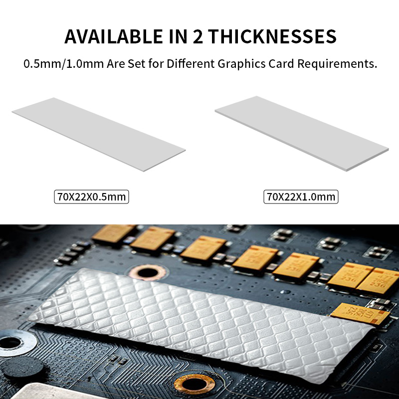 TEUCER M.2 サーマルパッド 10.8W/mk 70 - Laptop Accessories Cooling Pad のレビューと価格