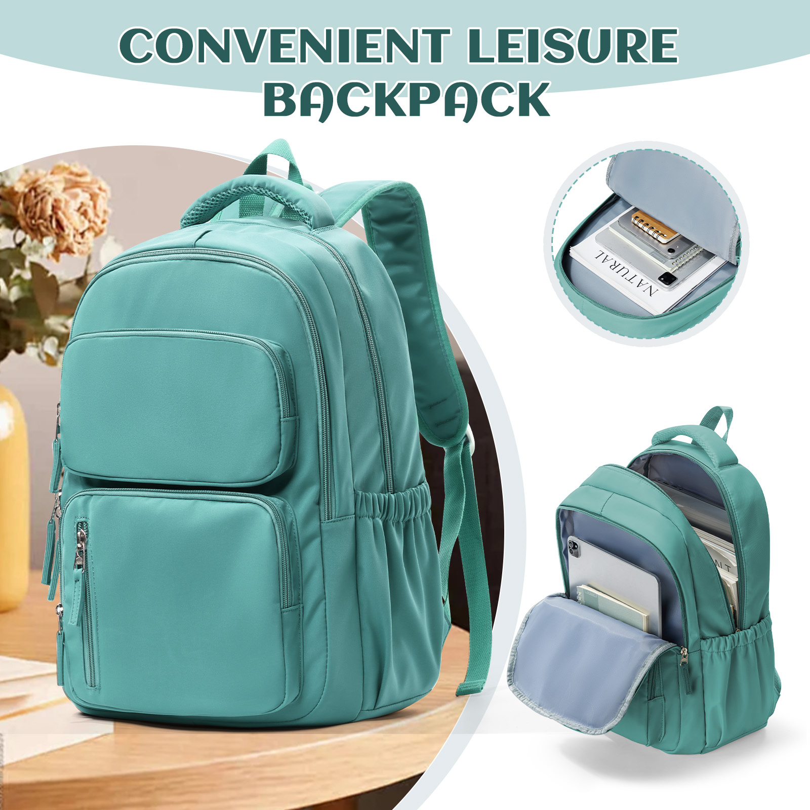 男性と女性のための盗難防止ラップトップバックパック、10代の - Laptop Backpack Anti Theft のレビューと価格