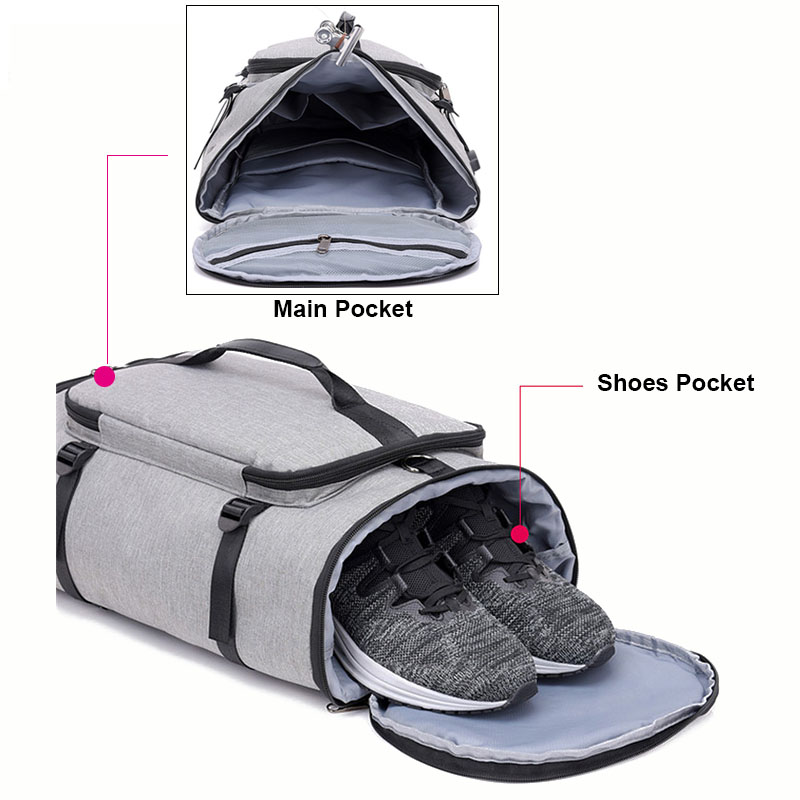 男性用usb付き盗難防止ジムバックパック,フィットネストレー - Laptop Backpack Anti Theft のレビューと価格