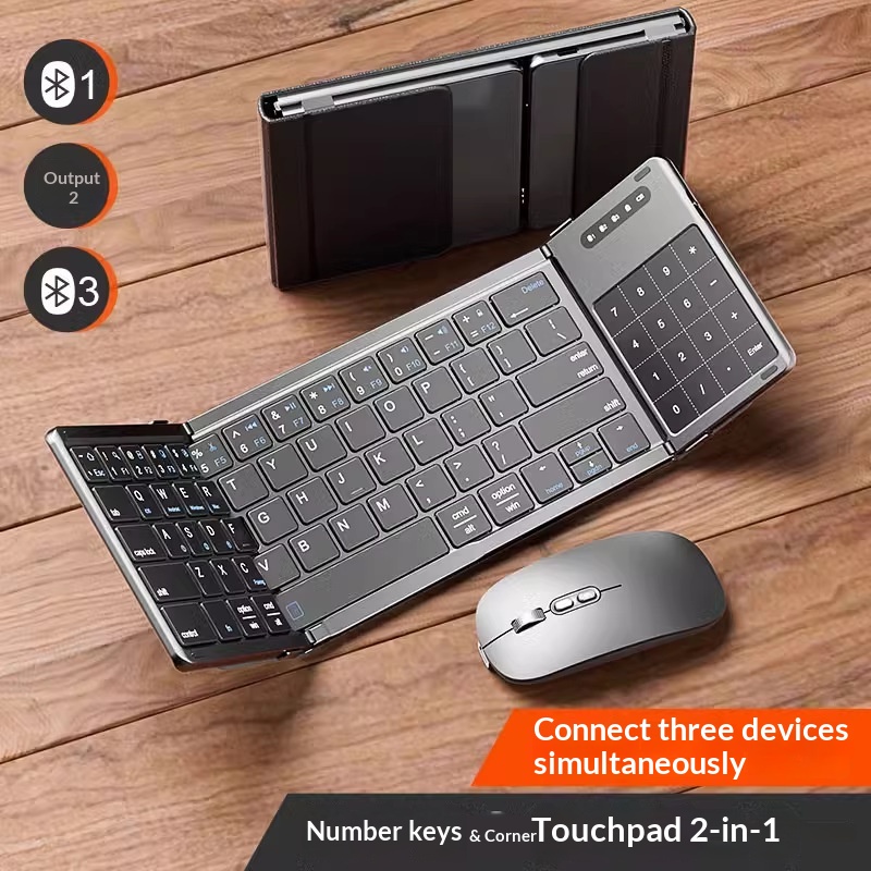 Mengzu 三つ折りワイヤレス Bluetooth キーボ - Laptop Ergonomic Accessories のレビューと価格