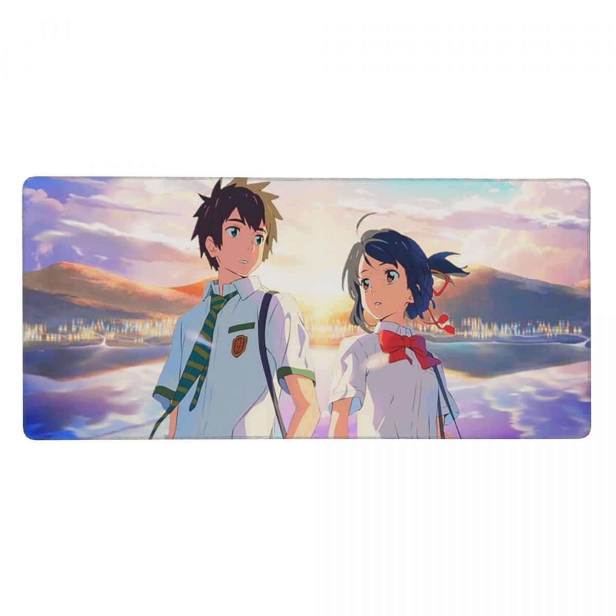 日本アニメ「君の名は」大型マウスパッドコンピュータキーボード - Laptop Accessories Name のレビューと価格