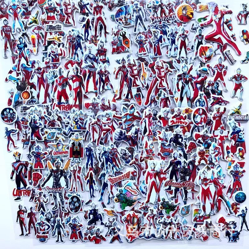 10枚入り ウルトラマン 3D バブルステッカー - アニメ - Good Laptop Accessories のレビューと価格