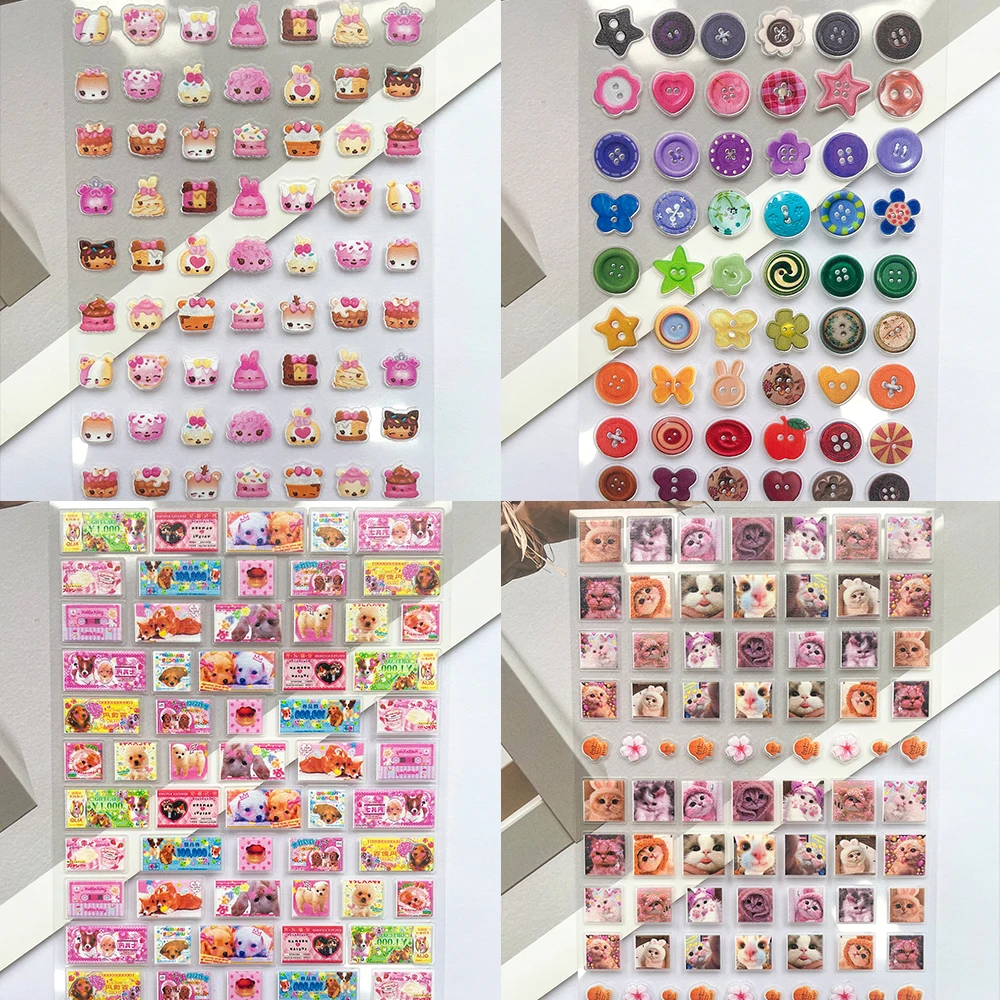 ミニ Pvc 面白い猫ポスター商品ステッカーネイルアート漫画 - Good Laptop Accessories のレビューと価格