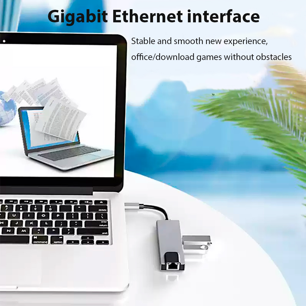 USB Type-Cドッキングステーション,アダプターサポー - Laptop Accessories Hub のレビューと価格