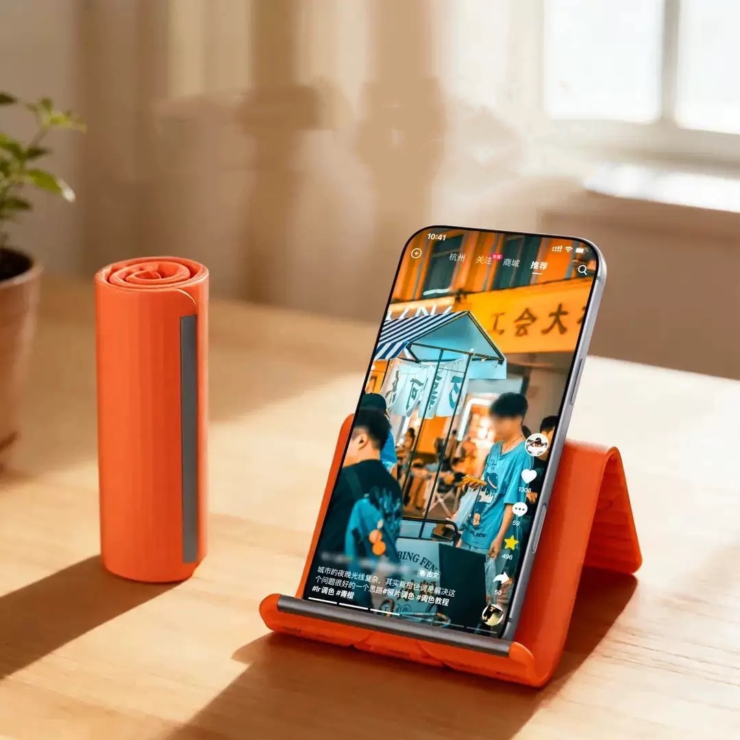 怠惰な携帯電話スタンド シリコン製デスクトップタブレット/ノ - Laptop Ergonomic Accessories のレビューと価格