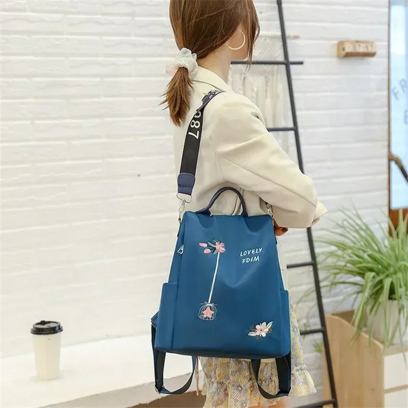 防水オックスフォード刺繍入り女性用バックパック ファッション - Laptop Backpack Anti Theft のレビューと価格
